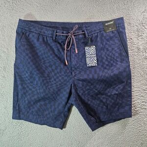 NWT Murano Shorts Men‎ 40 Looking Glass Collection Drawstring Black Navy